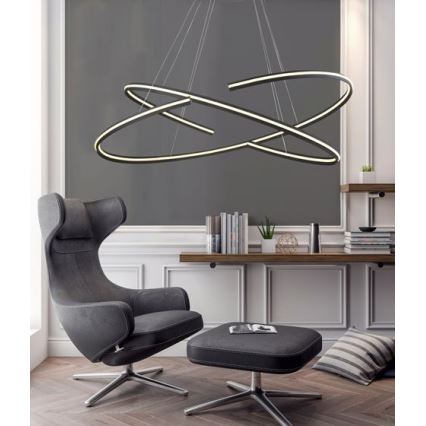 Azzardo AZ3356 - LED Димируем висящ полилей ALESSIA LED/100W/230V