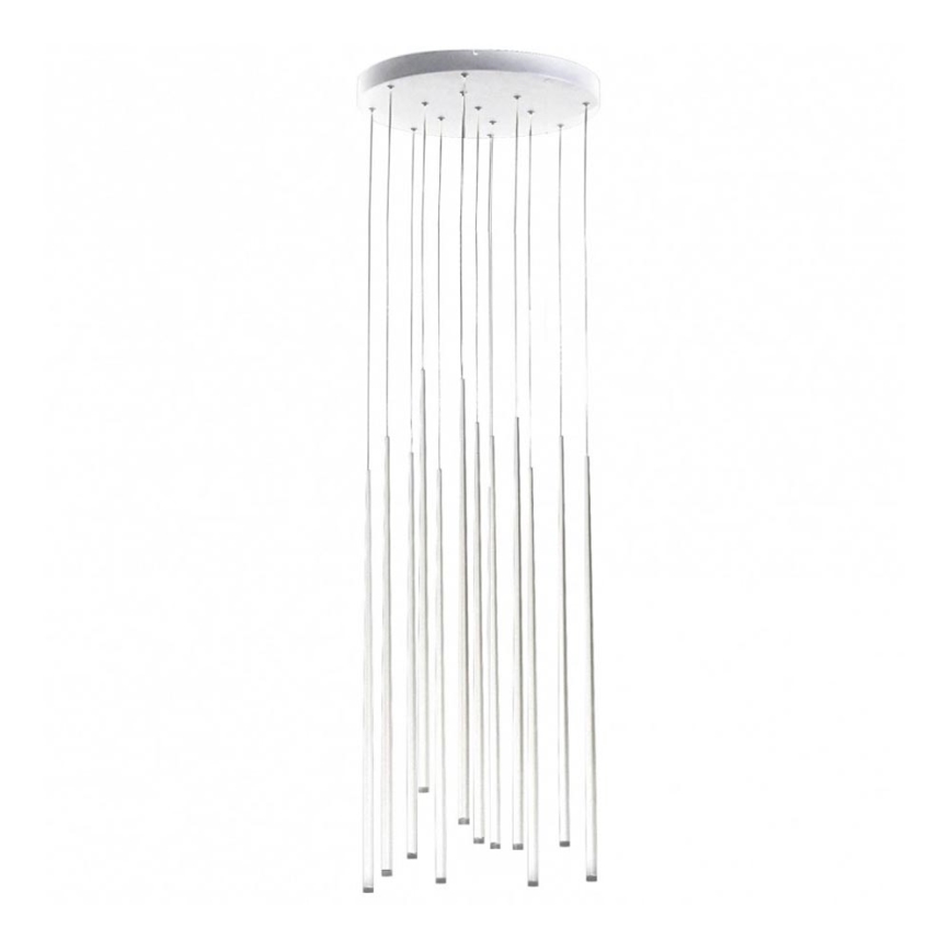 Azzardo AZ3421 - LED Висящ полилей LOUISE 12xLED/3W/230V бял