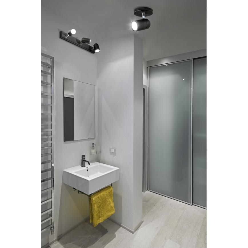 Azzardo AZ4137 - Спот за баня NOEMIE 2xGU10/35W/230V IP44