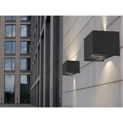 Azzardo AZ4148 - LED Екстериорен аплик GAMBINO 2xLED/3W/230V IP54