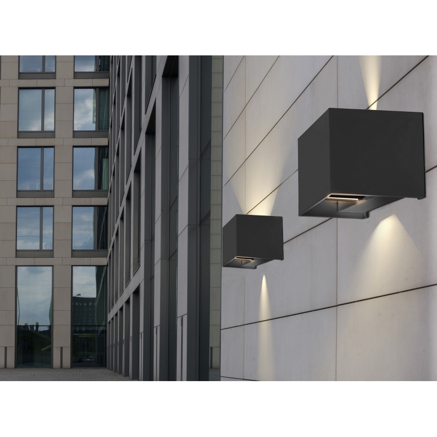Azzardo AZ4148 - LED Екстериорен аплик GAMBINO 2xLED/3W/230V IP54