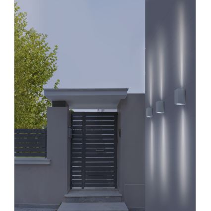 Azzardo AZ4267 - Екстериорен аплик RIMINI 1xGU10/35W/230V IP54 квадратен