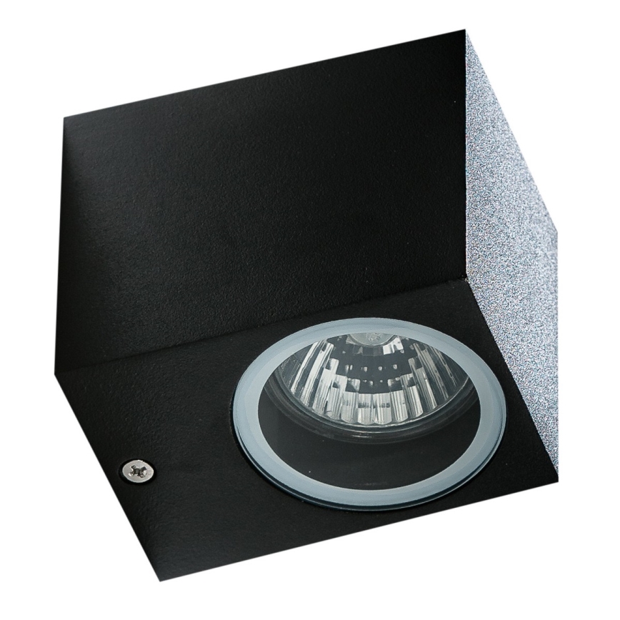 Azzardo AZ4267 - Екстериорен аплик RIMINI 1xGU10/35W/230V IP54 квадратен
