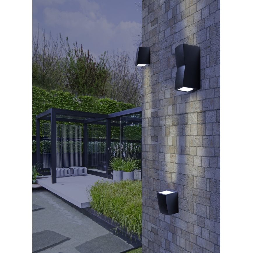 Azzardo AZ4345 - Екстериорен аплик REZIA 2xGU10/35W/230V IP54