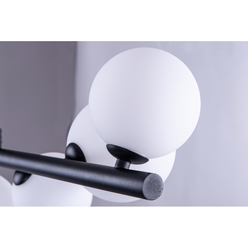 Azzardo AZ4406 - Висящ полилей SYBILLA 7xG9/25W/230V черен