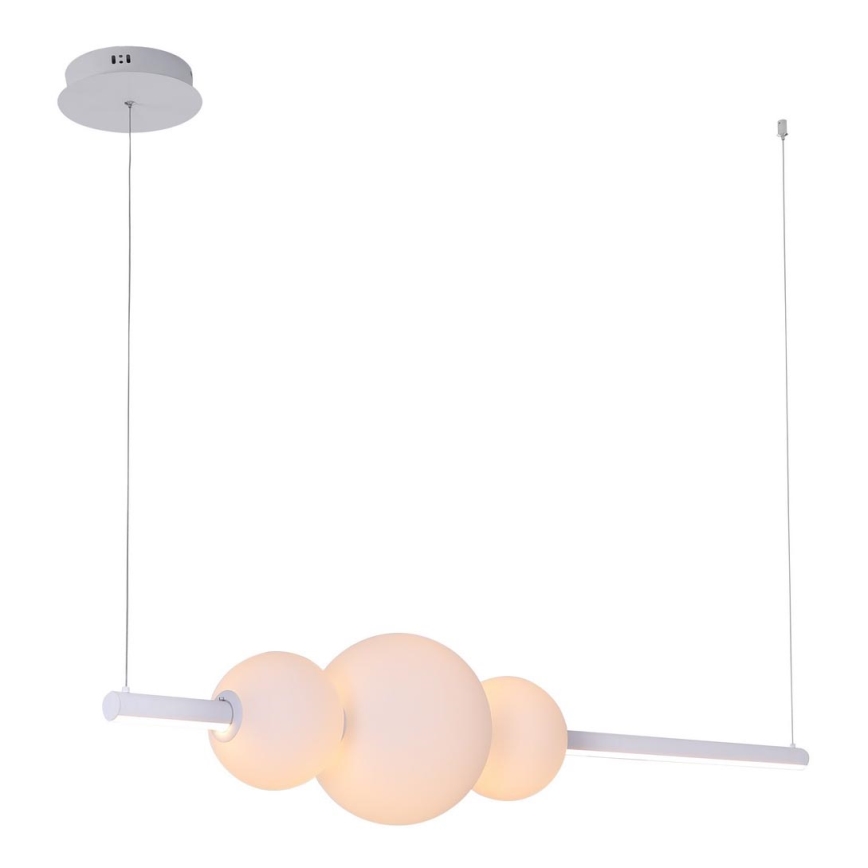 Azzardo AZ4426 - LED Димируем висящ полилей SANDRA LED/48W/230V бял
