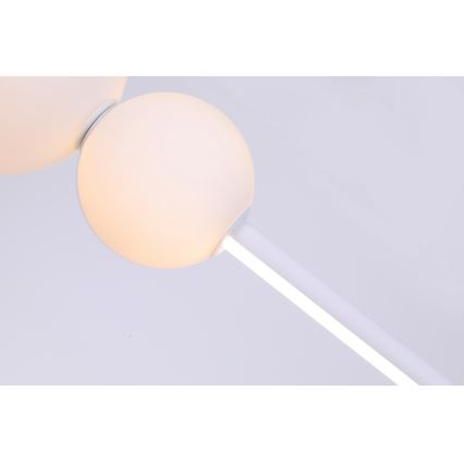 Azzardo AZ4426 - LED Димируем висящ полилей SANDRA LED/48W/230V бял