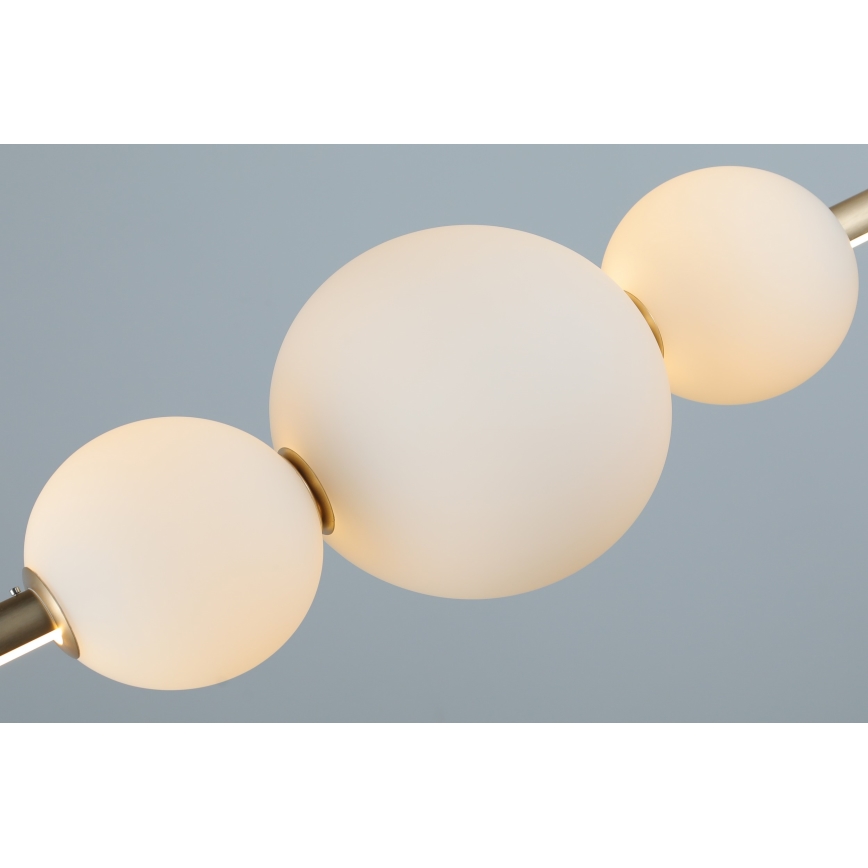 Azzardo AZ4427 - LED Димируем висящ полилей SANDRA LED/48W/230V златист