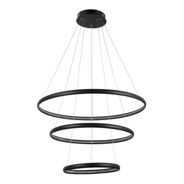 Azzardo AZ4428 - LED Висящ полилей BRIGHTON LED/55W/230V черен