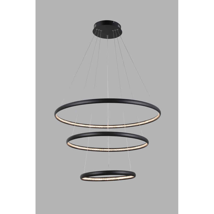 Azzardo AZ4428 - LED Висящ полилей BRIGHTON LED/55W/230V черен