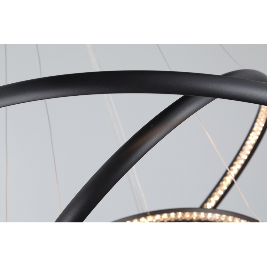 Azzardo AZ4428 - LED Висящ полилей BRIGHTON LED/55W/230V черен