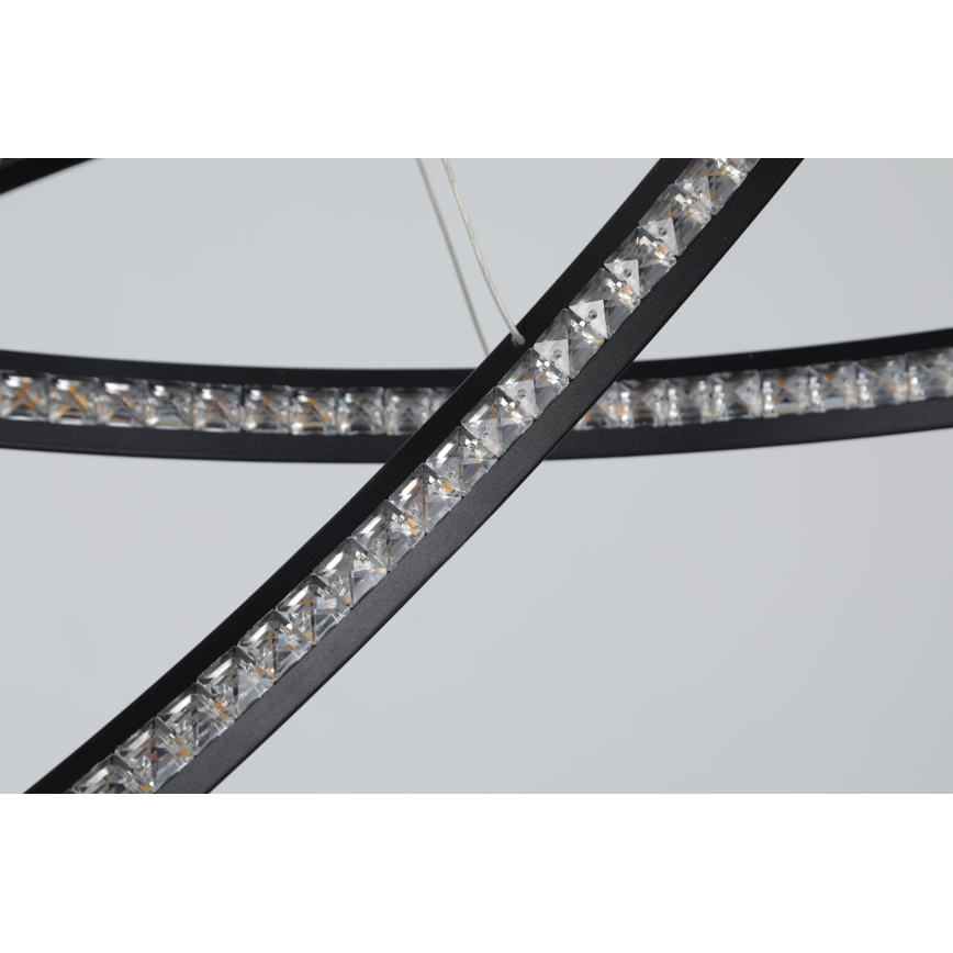 Azzardo AZ4428 - LED Висящ полилей BRIGHTON LED/55W/230V черен