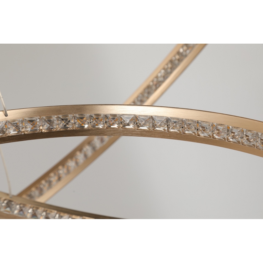 Azzardo AZ4429 - LED Висящ полилей BRIGHTON LED/55W/230V златист