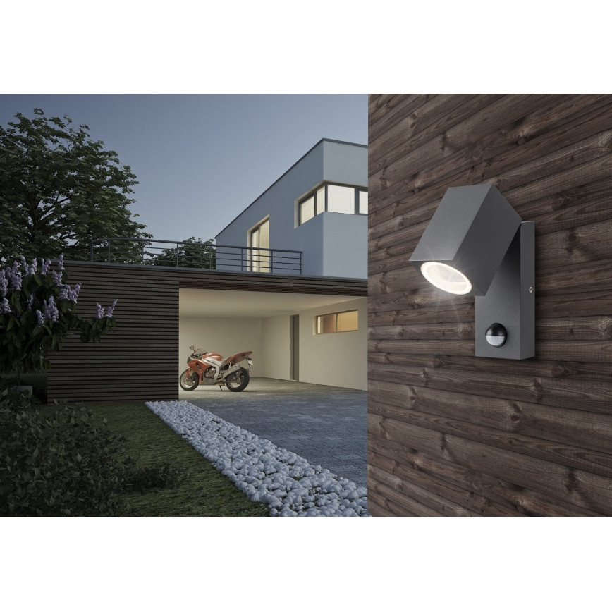 Azzardo AZ4695 - Екстериорен аплик със сензор GORAN 1xGU10/35W/230V IP44