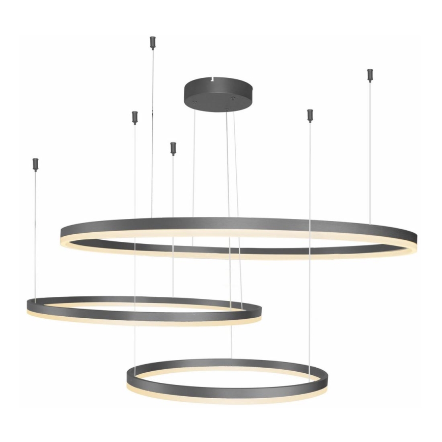 Azzardo AZ4707 - LED Висящ полилей HALO LED/130W/230V черен