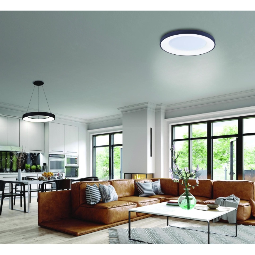 Azzardo AZ4987 - LED Плафониера SANTANA LED/30W/230V черен