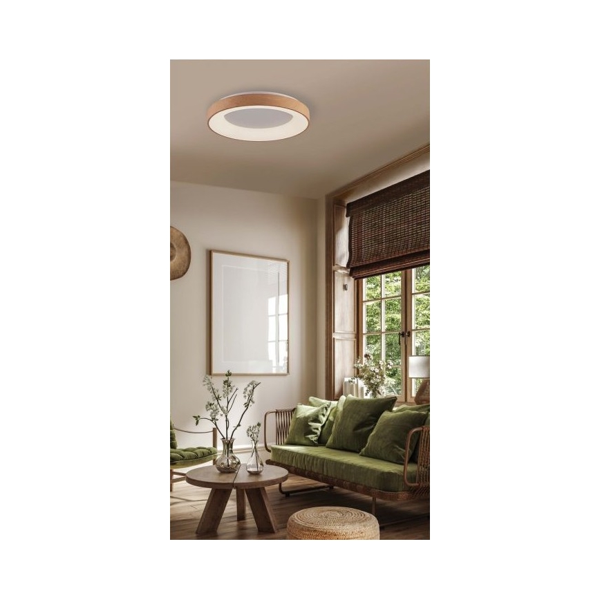 Azzardo AZ4989 - LED Плафониера SANTANA LED/30W/230V кафяв