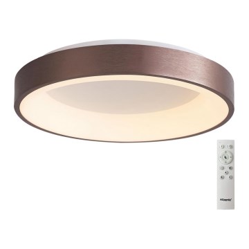 Azzardo AZ4990 - LED Димируем плафон SANTANA LED/50W/230V кафяв + дистанционно управление