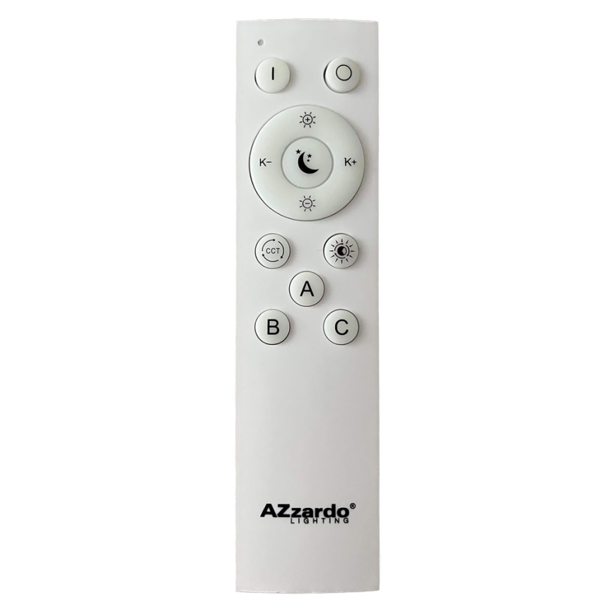 Azzardo AZ5010 - LED Димируем пендел SANTANA LED/50W/230V кафяв + дистанционно управление