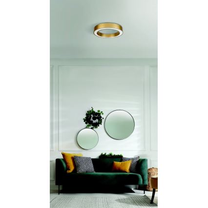 Azzardo AZ5030 - LED Плафониера MARCO LED/30W/230V златист