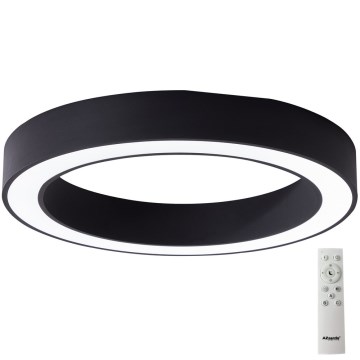Azzardo AZ5041 - LED Димируем плафон MARCO LED/100W/230V черен + дистанционно управление