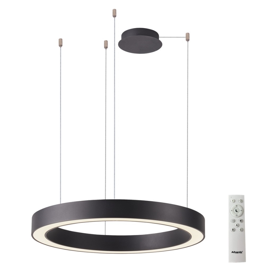 Azzardo AZ5044 - LED Димируем пендел MARCO LED/50W/230V черен + дистанционно управление
