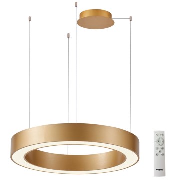 Azzardo AZ5054 - LED Димируем пендел MARCO LED/100W/230V златист + дистанционно управление