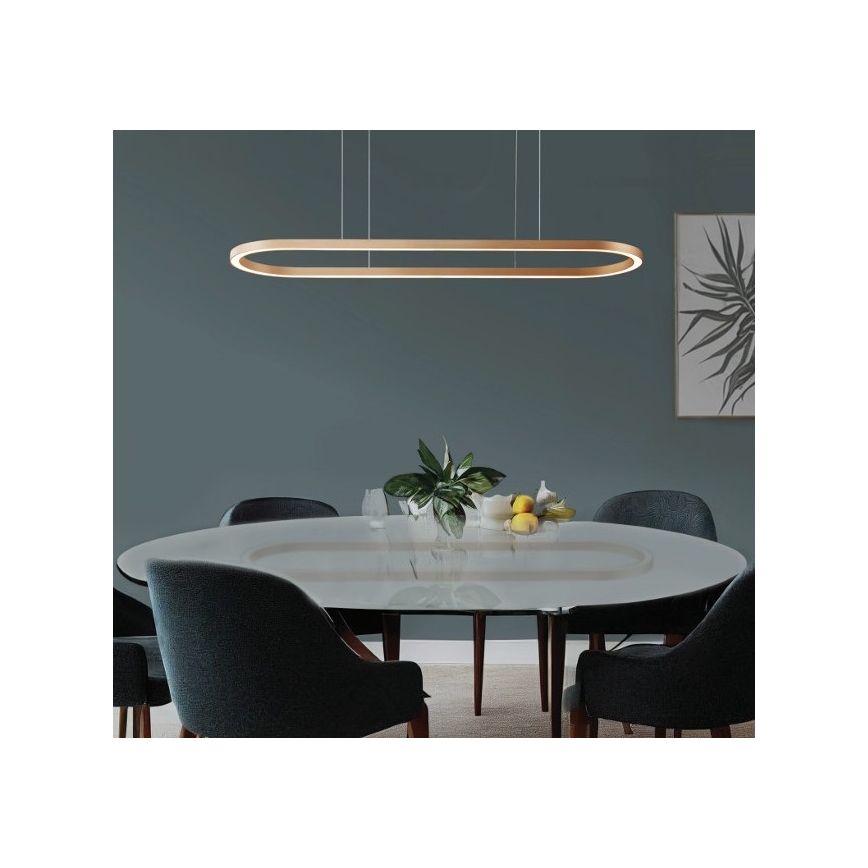 Azzardo AZ5058 - LED Димируем пендел ELENA LED/60W/230V 150 см златист