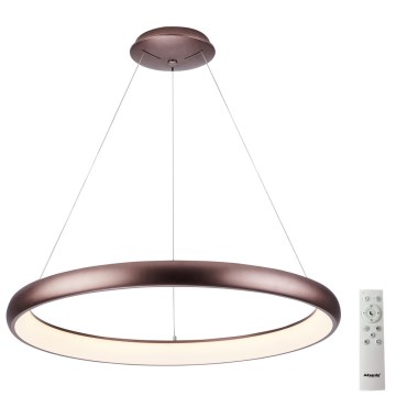 Azzardo AZ5059 - LED Димируем пендел ANTONIO LED/32W/230V кафяв + дистанционно управление