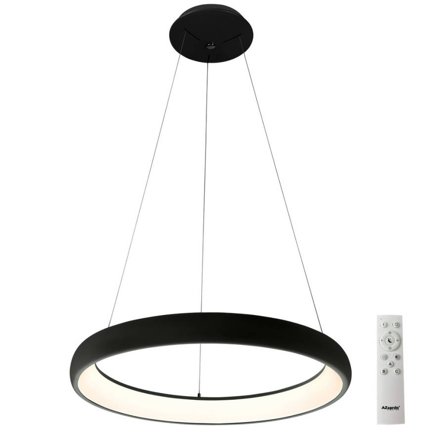 Azzardo AZ5060 - LED Димируем пендел ANTONIO LED/32W/230V черен + дистанционно управление