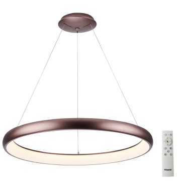 Azzardo AZ5062 - LED Димируем пендел ANTONIO LED/50W/230V кафяв + дистанционно управление