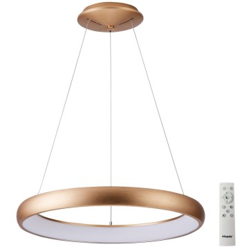 Azzardo AZ5067 - LED Димируем пендел ANTONIO LED/80W/230V златист + дистанционно управление