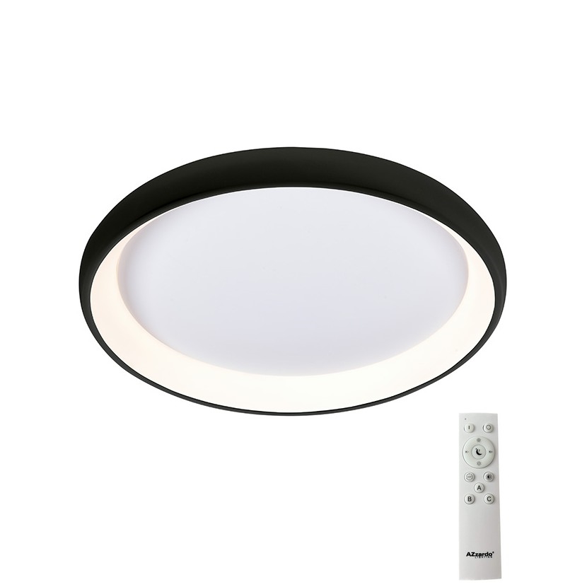 Azzardo AZ5069 - LED Димируем плафон ANTONIO LED/32W/230V черен + дистанционно управление