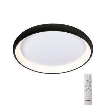Azzardo AZ5072 - LED Димируем плафон ANTONIO LED/50W/230V черен + дистанционно управление