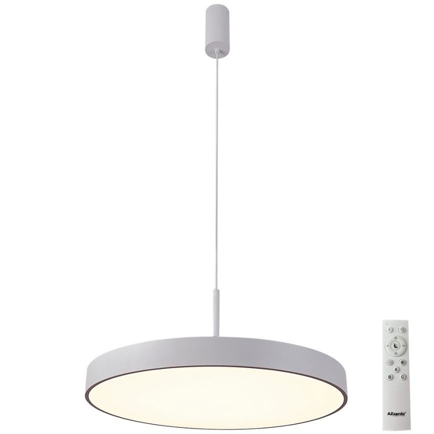 Azzardo AZ5087 - LED Димируем пендел MARCELLO LED/30W/230V бял + дистанционно управление
