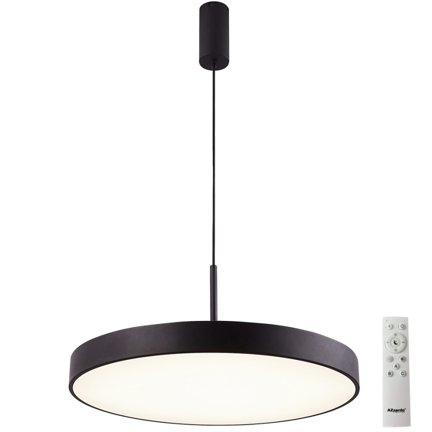 Azzardo AZ5088 - LED Димируем пендел MARCELLO LED/30W/230V черен + дистанционно управление