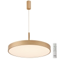 Azzardo AZ5089 - LED Димируем пендел MARCELLO LED/30W/230V златист + дистанционно управление