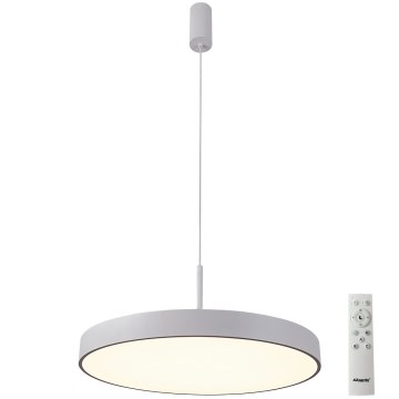Azzardo AZ5090 - LED Димируем пендел MARCELLO LED/60W/230V бял + дистанционно управление