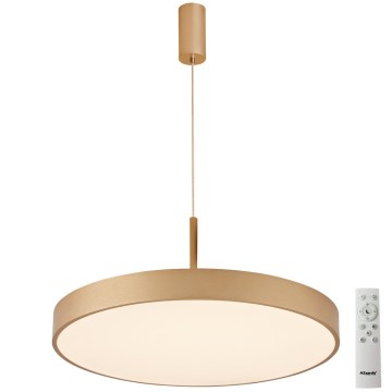 Azzardo AZ5092 - LED Димируем пендел MARCELLO LED/60W/230V златист + дистанционно управление