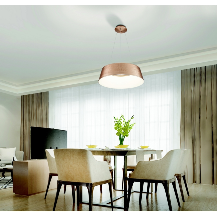 Azzardo AZ5095 - LED Димируем пендел EMMA LED/60W/230V златист + дистанционно управление