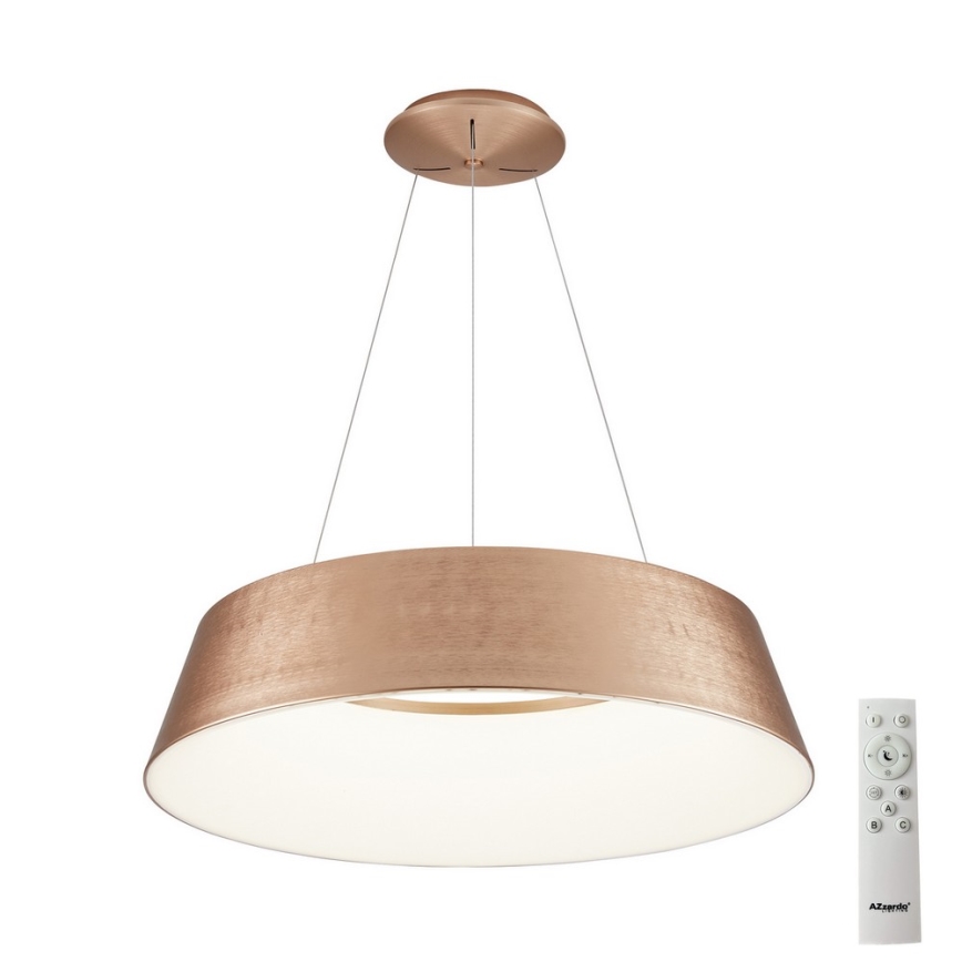 Azzardo AZ5095 - LED Димируем пендел EMMA LED/60W/230V златист + дистанционно управление