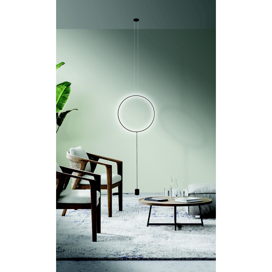 Azzardo AZ5264 - LED Димируем пендел CODUTTI LED/28W/230V черен