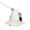 Azzardo AZ5391 - Лампа за вграждане в баня ROMOLO 1xGU10/50W/230V IP65 бял