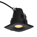 Azzardo AZ5392 - Лампа за вграждане в баня ROMOLO 1xGU10/50W/230V IP65 черен