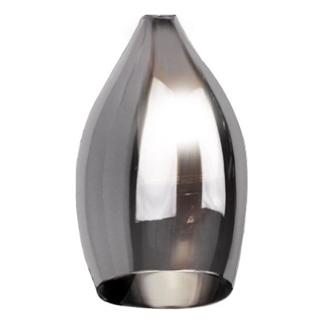 Azzardo - Резервно стъкло за полилей IZZA - черен Ø 13 см