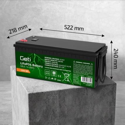 Акумулатор LiFePO4 12,8V/200Ah