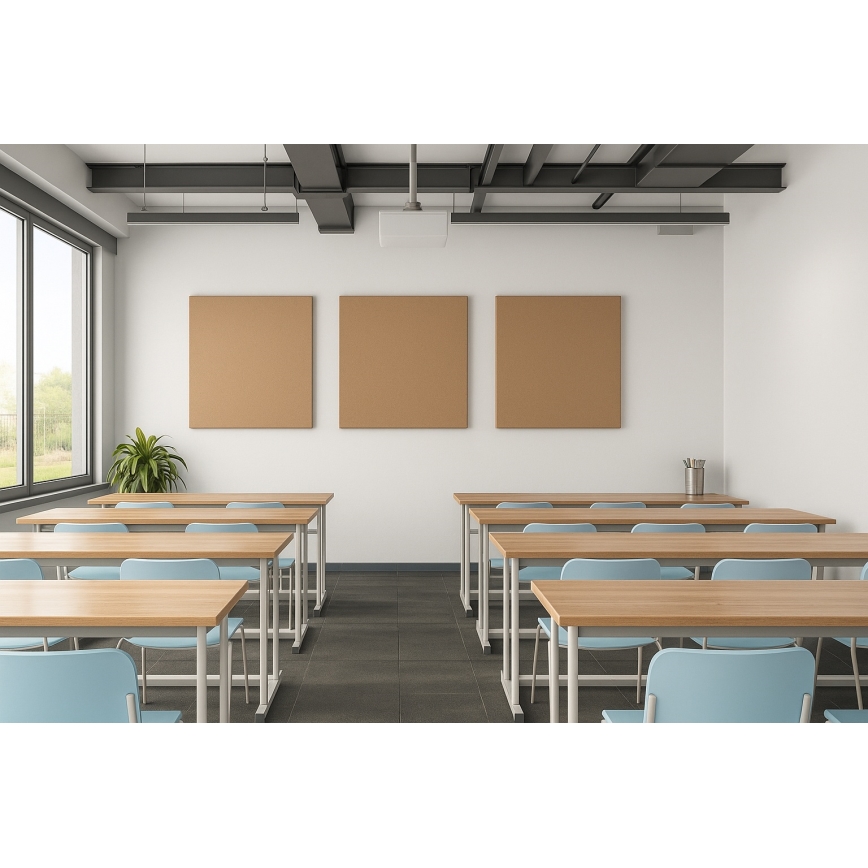 Акустичен panel SILENCE 58x58 см бежов