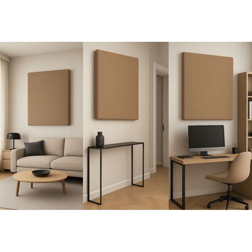 Акустичен panel SILENCE 58x58 см бежов