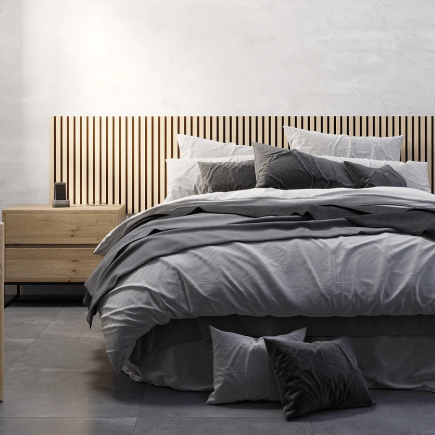 Акустичен облицовъчен панел VASALUND 240 x 52 см, дъб