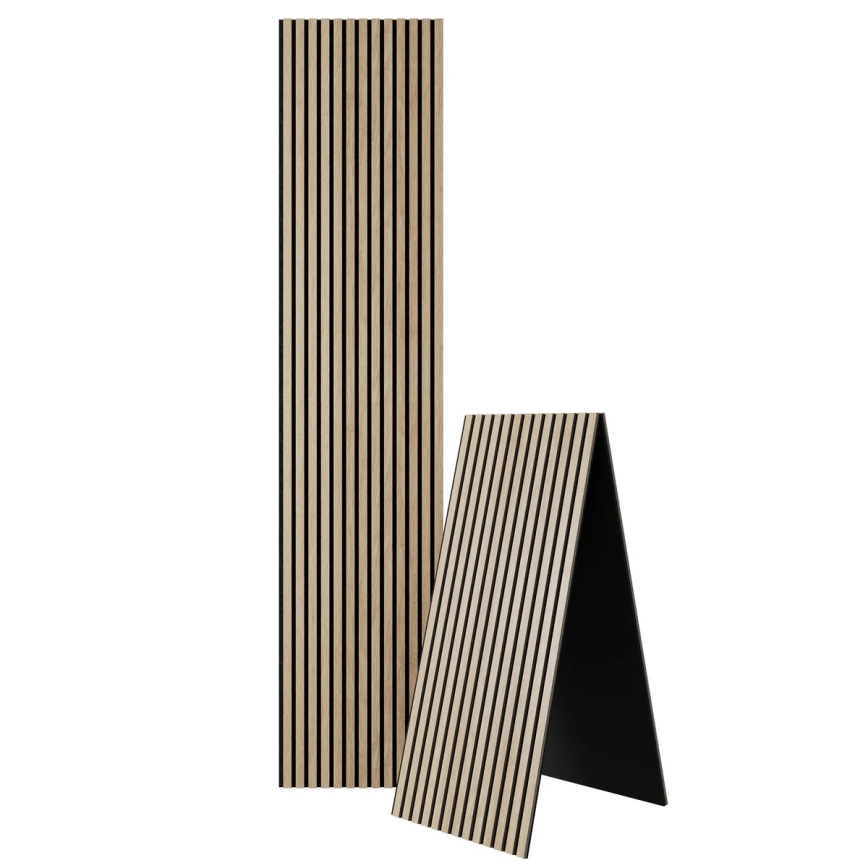 Акустичен облицовъчен панел VASALUND 240 x 52 см, дъб